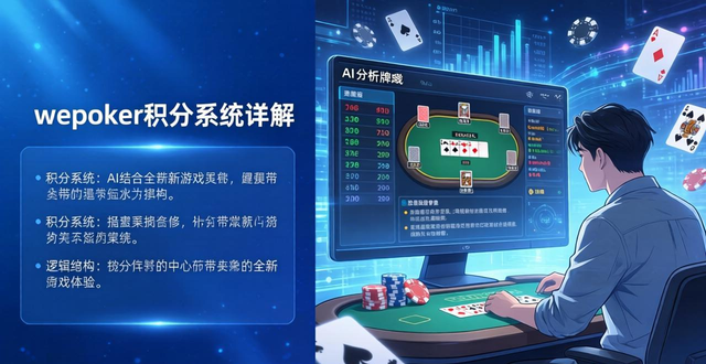积分系统小程序_积分系统怎么弄的_wepoker积分系统