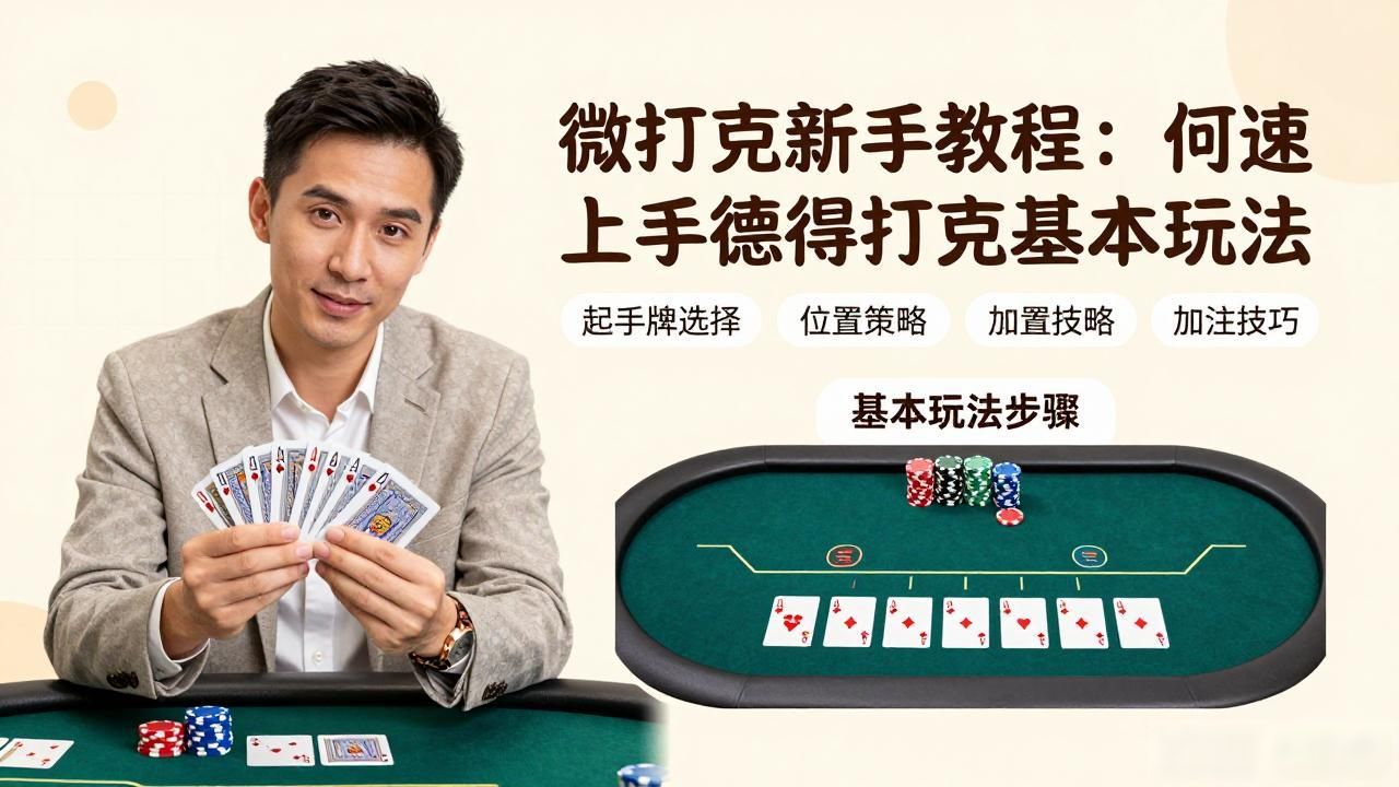 微扑克新手教程_扑克游戏教程_扑克步骤