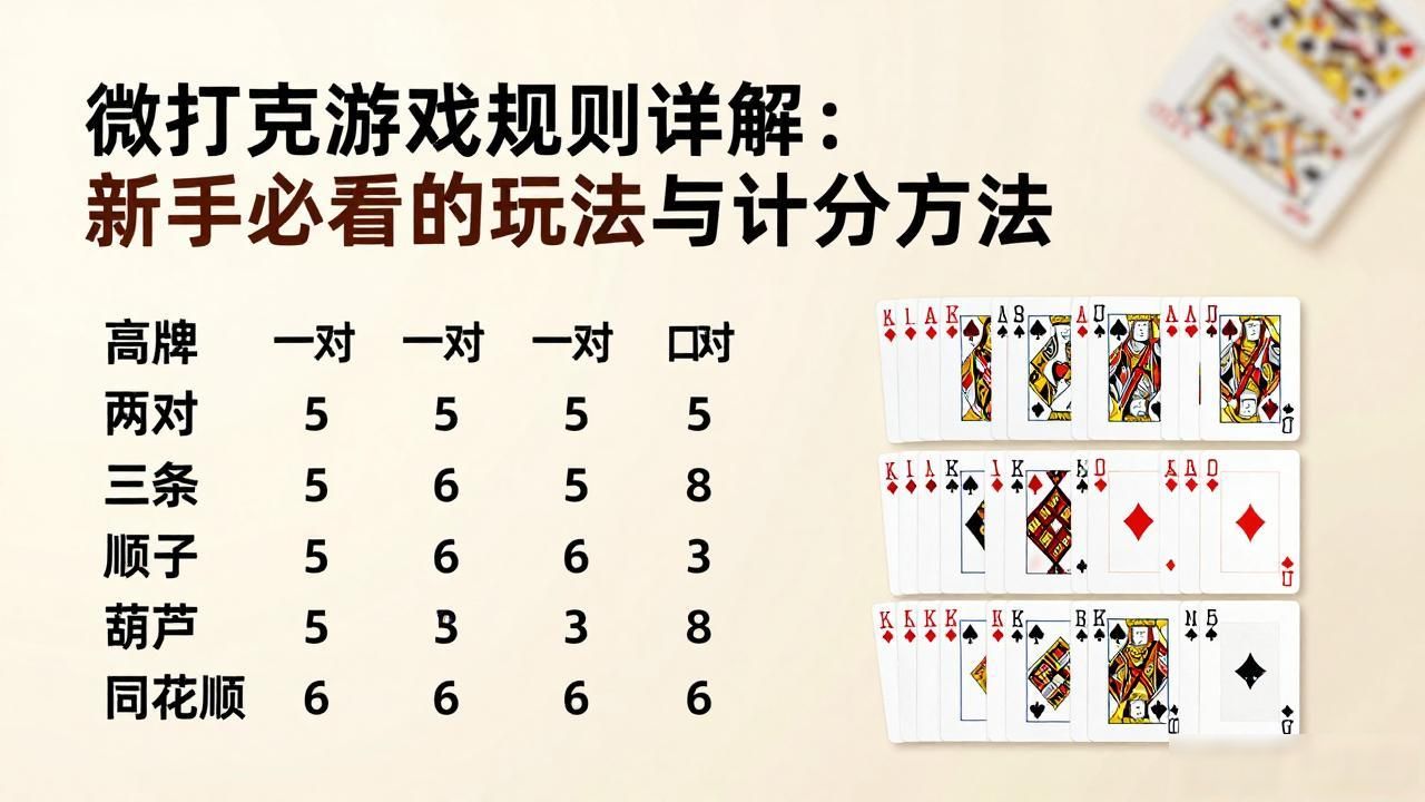 扑克游戏玩法大全_微扑克游戏规则_扑克游戏介绍
