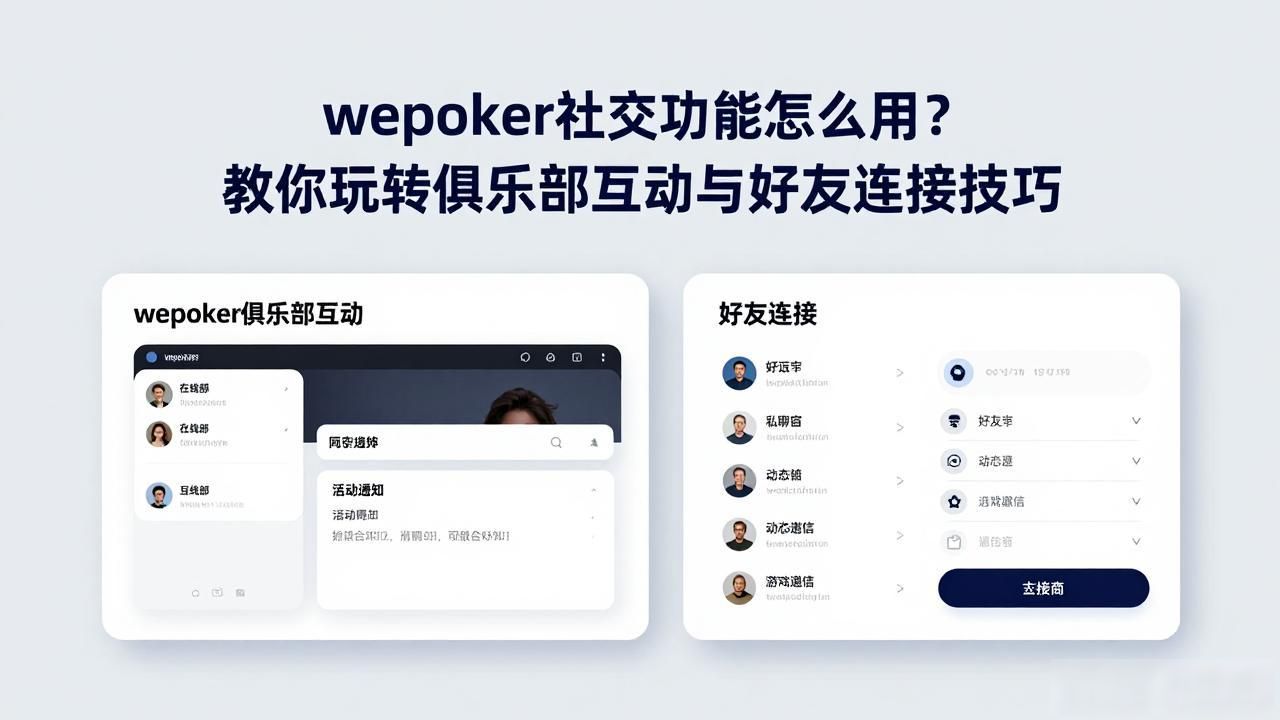 社交功能被永久限制怎么解开_社交功能受损_wepoker社交功能