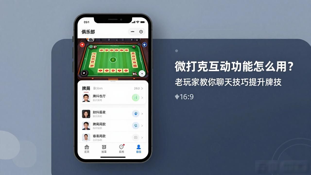 微扑克互动_扑克牌互动小游戏_微扑克聊天软件