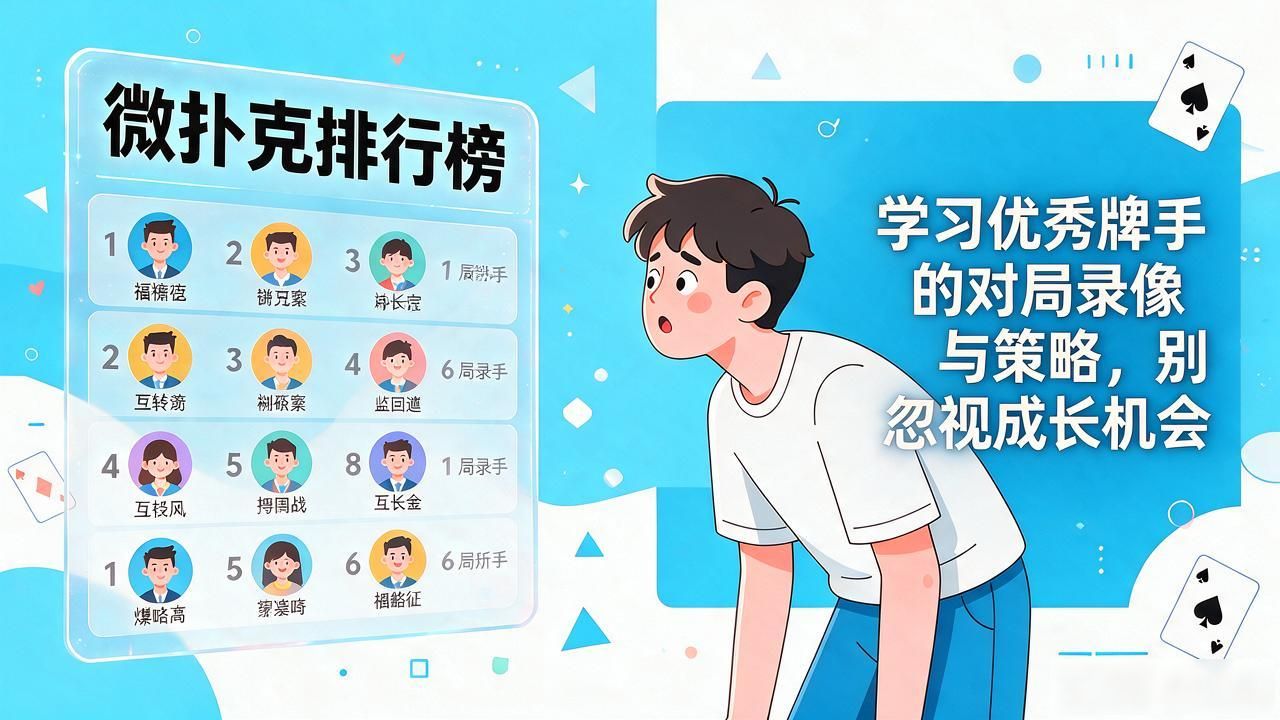 微扑克战绩图_微扑克排行榜_微扑克俱乐部十大排名
