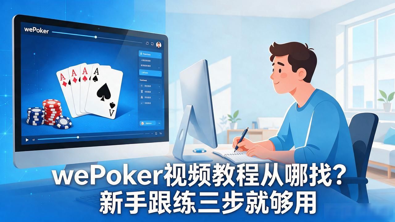 视频教程链接_视频教程二维码_wepoker视频教程