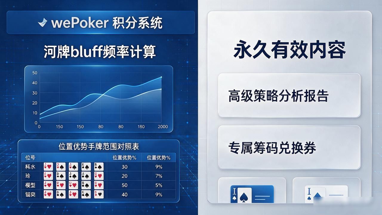 wepoker积分系统_积分系统小程序_积分系统哪个好