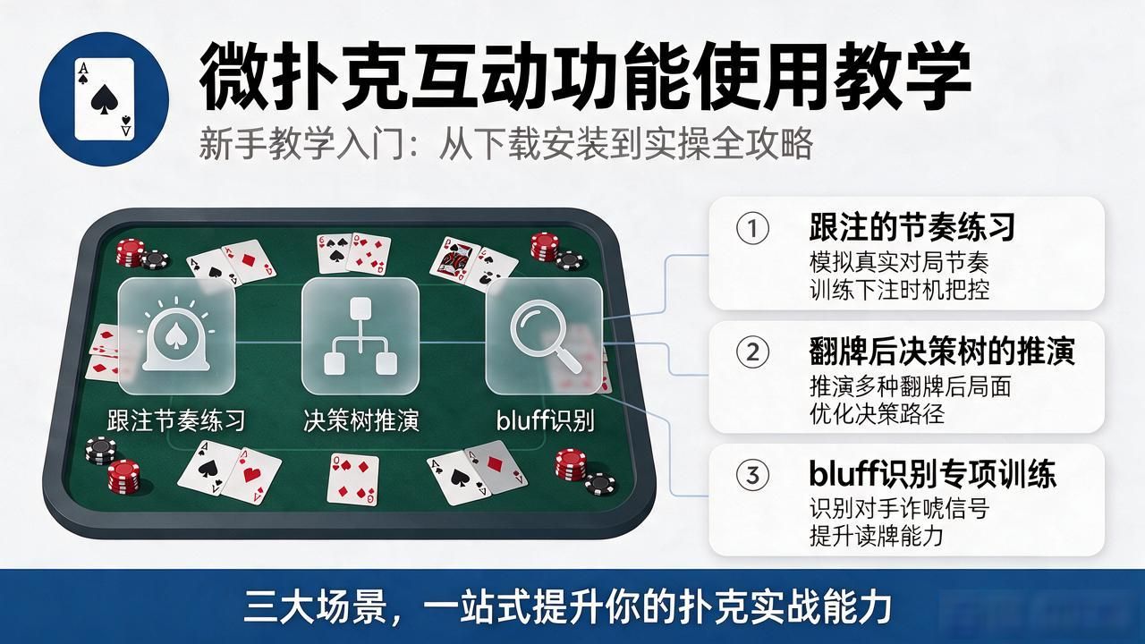 扑克助手_微信德州扑克技巧_微扑克互动