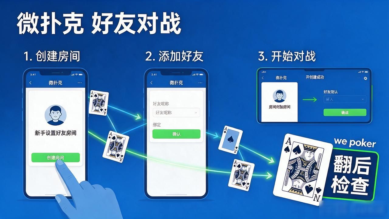 好友对战的微信小程序_微扑克好友对战_微信好友对战麻将二人
